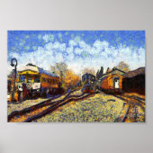 Vincent van Gogh, Bahnhof Poster (Vorne)