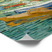 Vincent van Gogh Bank of the Oise at Auvers Poster (Ecke)