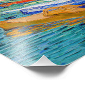 Vincent van Gogh - Bank of the Oise bei Auvers Fotodruck (Ecke)