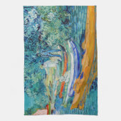 Vincent van Gogh - Bank of the Oise bei Auvers Geschirrtuch (Vertikal)