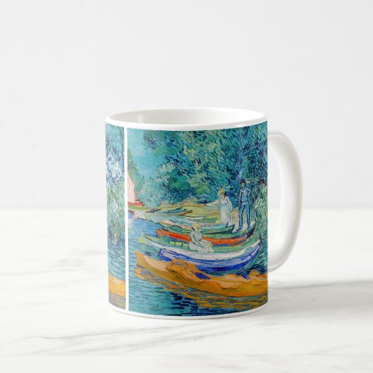 Vincent van Gogh - Bank of the Oise bei Auvers Kaffeetasse (VorderseiteRechts)