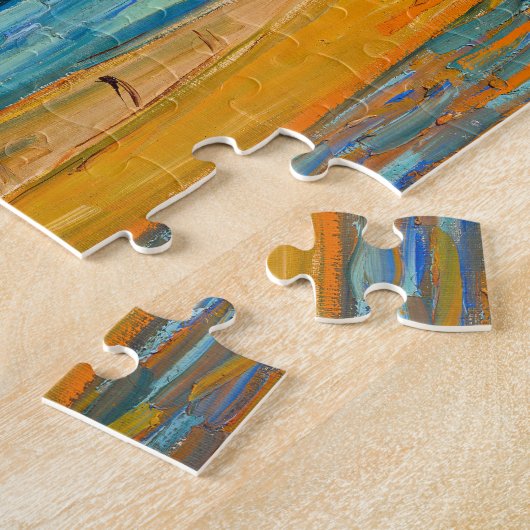 Vincent van Gogh - Bank of the Oise bei Auvers Puzzle (Seite)