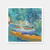 Vincent van Gogh - Bank of the Oise bei Auvers Serviette (Vorderseite)