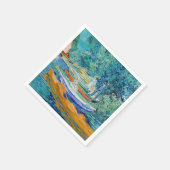 Vincent van Gogh - Bank of the Oise bei Auvers Serviette (Ecke)