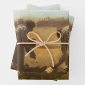 Vincent van Gogh - Bauern, die Kartoffeln anpflanz Geschenkpapier Set (Beispiel)