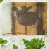 Vincent van Gogh - Bauern, die Kartoffeln anpflanz Geschirrtuch (Gefaltet)