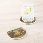 Vincent van Gogh - Bauern, die Kartoffeln anpflanz Getränkeuntersetzer (Seite)