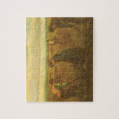 Vincent van Gogh - Bauern, die Kartoffeln anpflanz Puzzle (Vertikal)