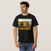 Vincent van Gogh - Bauern, die Kartoffeln anpflanz T-Shirt (Vorne ganz)