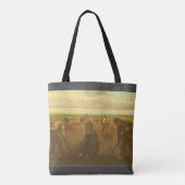 Vincent van Gogh - Bauern, die Kartoffeln anpflanz Tasche (Rückseite)