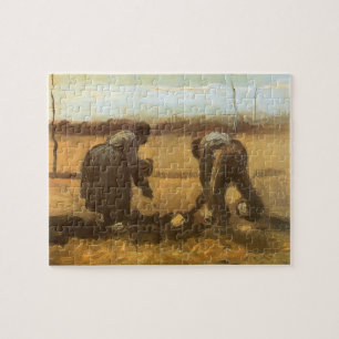 Vincent van Gogh - Bauern pflanzen Kartoffeln Puzzle