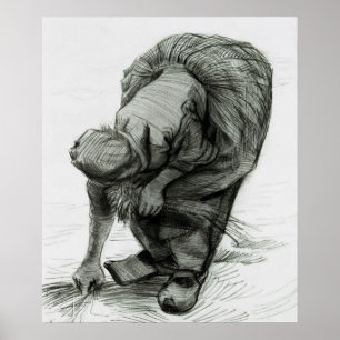 Vincent van Gogh   Bauernfrau, 1885 Poster