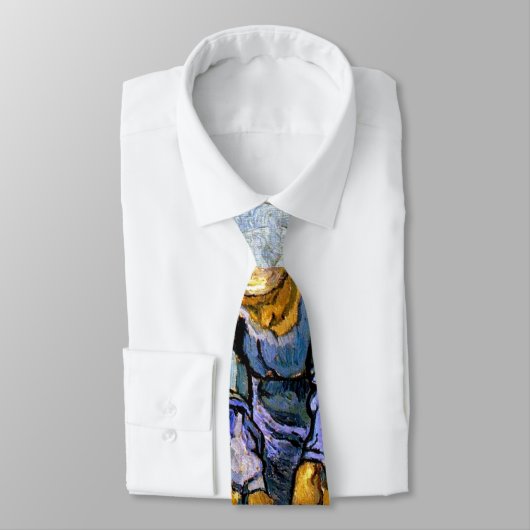 Vincent Van Gogh - Bauernfrauen Bindeblätter Krawatte (Gebunden)