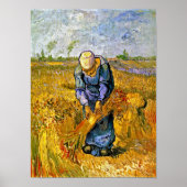 Vincent Van Gogh - Bauernfrauen Bindeblätter Poster (Vorne)