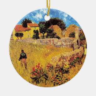 Vincent Van Gogh - Bauernhaus in der Provence Kuns Keramik Ornament