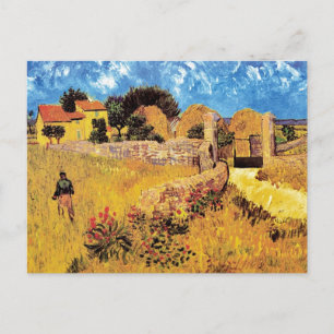 Vincent Van Gogh - Bauernhaus in der Provence Kuns Postkarte