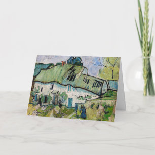 Vincent van Gogh - Bauernhaus mit zwei Figuren Karte