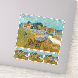 Vincent Van Gogh, Bauernhof in der Provence Aufkleber