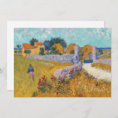 Vincent van Gogh - Bauernhof in der Provence Einladung (Vorne/Hinten)
