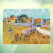 Vincent van Gogh - Bauernhof in der Provence Fensteraufkleber (Blatt 3)