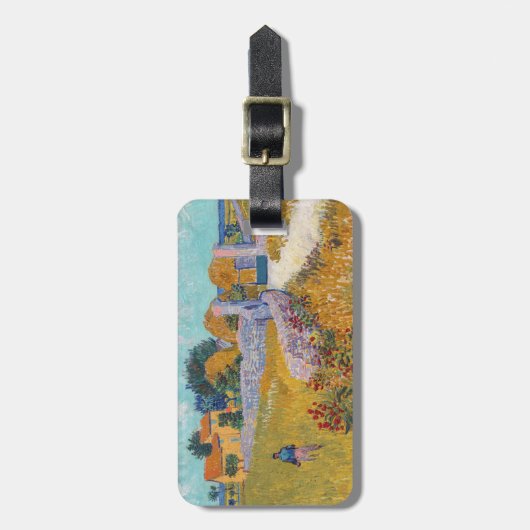 Vincent van Gogh - Bauernhof in der Provence Gepäckanhänger (Vorderseite vertikal)