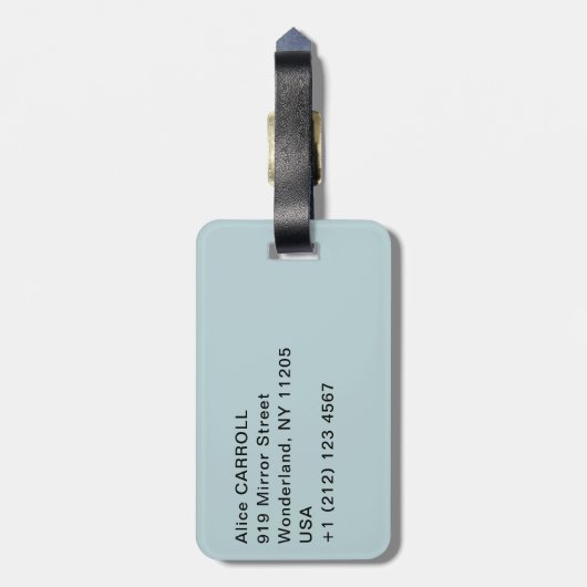 Vincent van Gogh - Bauernhof in der Provence Gepäckanhänger (Rückseite vertikal)