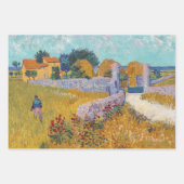 Vincent van Gogh - Bauernhof in der Provence Geschenkpapier Set (Vorderseite 2)