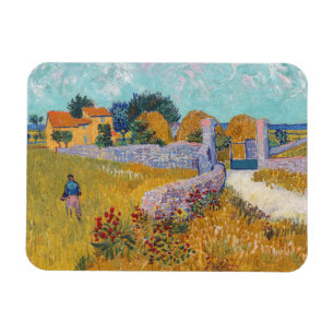 Vincent van Gogh - Bauernhof in der Provence Magnet