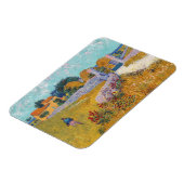 Vincent van Gogh - Bauernhof in der Provence Magnet (Linke Seite)