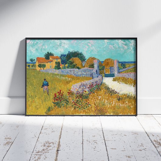 Vincent Van Gogh, Bauernhof in der Provence Poster