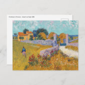Vincent van Gogh - Bauernhof in der Provence Postkarte (Vorne/Hinten)