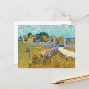 Vincent Van Gogh, Bauernhof in der Provence Postkarte