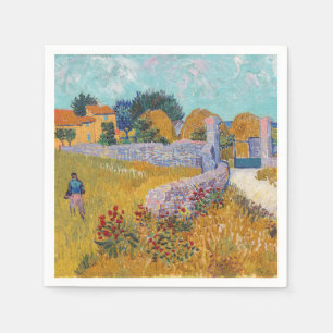 Vincent van Gogh - Bauernhof in der Provence Serviette