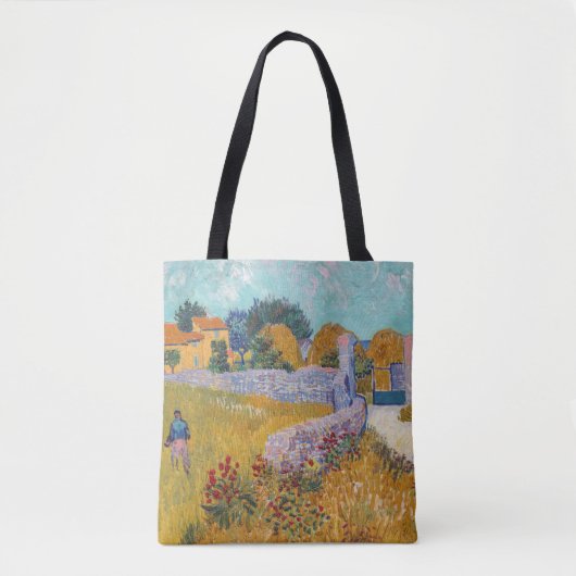Vincent van Gogh - Bauernhof in der Provence Tasche (Vorderseite)