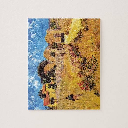 Vincent Van Gogh - Bauernhof in Provence Kunst Puzzle (Vertikal)