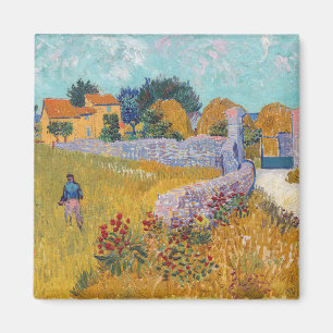 Vincent van Gogh - Bauernhof in Provence Magnet