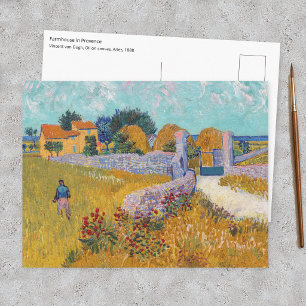 Vincent van Gogh - Bauernhof in Provence Postkarte