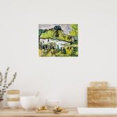 Vincent van Gogh Bauernhof mit zwei Figuren Poster (Küche)
