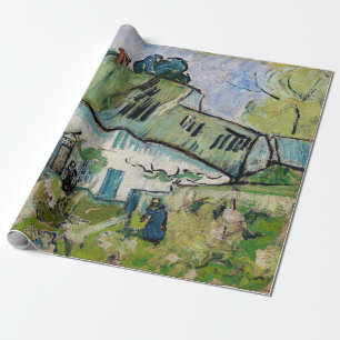 Vincent van Gogh - Bauernhof mit zwei Zahlen Geschenkpapier