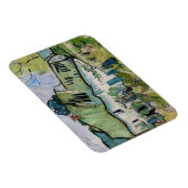 Vincent van Gogh - Bauernhof mit zwei Zahlen Magnet (Rechte Seite)