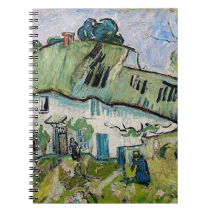 Vincent van Gogh - Bauernhof mit zwei Zahlen Notizblock