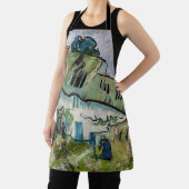 Vincent van Gogh - Bauernhof mit zwei Zahlen Schürze (InSitu)