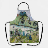 Vincent van Gogh - Bauernhof mit zwei Zahlen Schürze (Vorderseite)