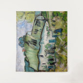 Vincent van Gogh - Bauernhof mit zwei Zahlen Wandteppich (Vorderseite)