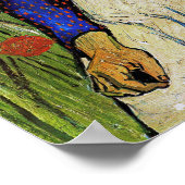 Vincent van Gogh - Bauernmädchen in Strohhut Poster (Ecke)