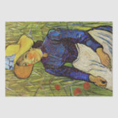 Vincent van Gogh - Bauernmädchen in Strohhut Seidenpapier (Vorderseite)