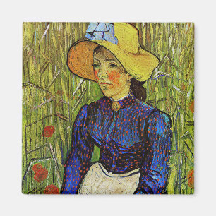 Vincent van Gogh - Bauernmädchen mit Strohhut Magnet