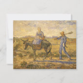 Vincent van Gogh - Bauernpaar arbeiten gehen (Vorderseite)