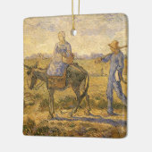Vincent van Gogh - Bauernpaar arbeiten gehen Keramikornament (Links)