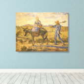 Vincent van Gogh - Bauernpaar arbeiten gehen Leinwanddruck (Insitu (Holzboden))